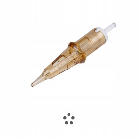 Kartridż 5RS, 0,35 mm igła do tatuażu - InkMed