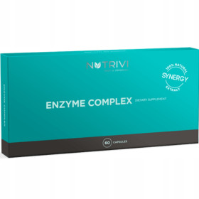 Nutrivi Enzyme Complex - bromelina kapsułki 60 szt. - Nutrivi