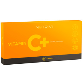 Nutrivi Vitamin C+ -  witamina C kapsułki 90 szt. - Nutrivi