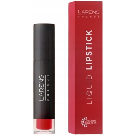 LRENS Colour Liquid Lipstick True Red Matte - Pomadka płynna matowa - Larens