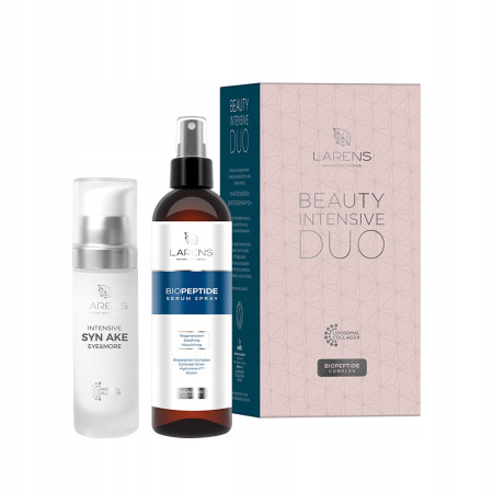 Larens Beauty Intensive Duo Zestaw Biopeptide Serum Spray 150ml + Neuropeptide Serum Eye & More 30ml - Larens