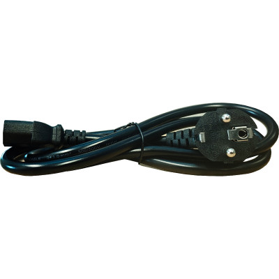 Kabel przewód zasilający maszynki tatuażu C7 2PIN Czarny 1,5m